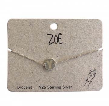 Armband   letter y   925 sterling zilver