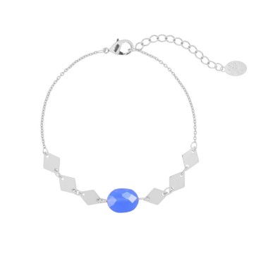 Armband met blauwe hanger