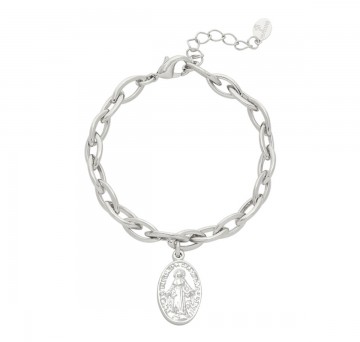 Armband met religieuse hanger   gold plated