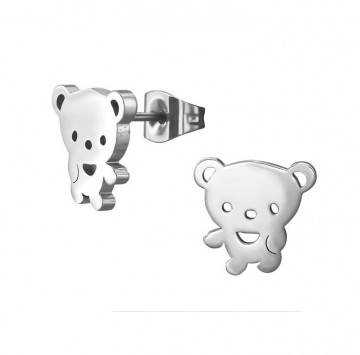 Beer oorbellen   stainless steel