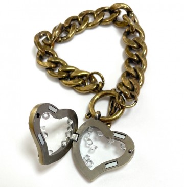 Binnenkant memory locket armband