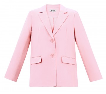 Blazer roze met strikken 0