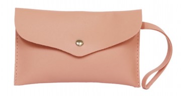 Clutch   pu leder   oudroze