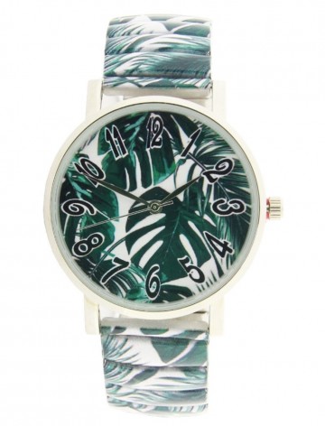 Enrest horloge   jungle   donkergroen