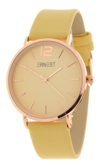 Ernest horloge   geel