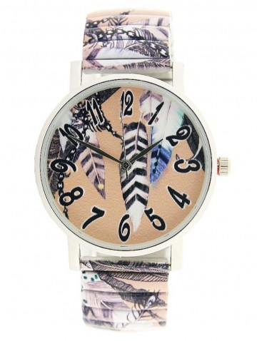 Ernest horloge   indian feathers