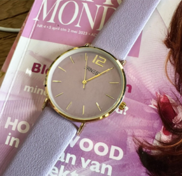 Ernest horloge   paars