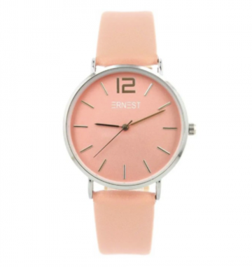 Ernest horloge   poederroze