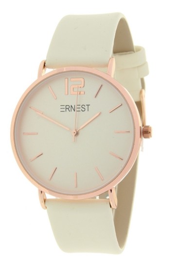 Ernest horloge   sojaboon kleurig