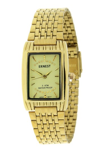 Ernest horloge clasica goudkleurig geel