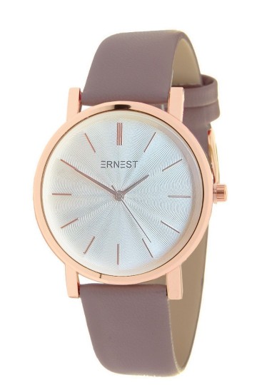 Ernest horloge donker taupe rose