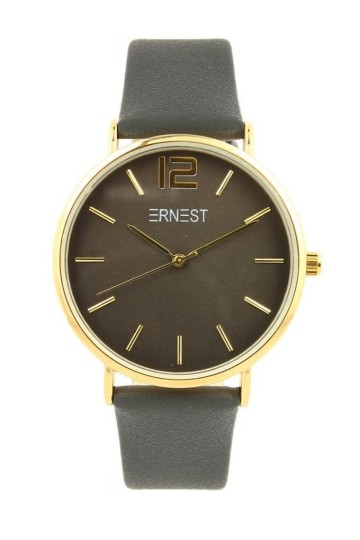 Ernest horloge donkergrijs 1