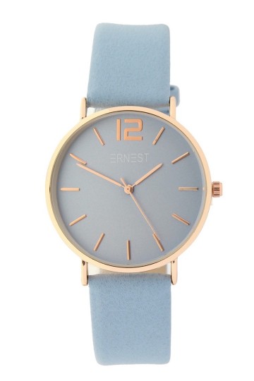 Ernest horloge jeansblauw