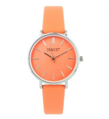 Ernest horloge medium koraal   35 millimeter