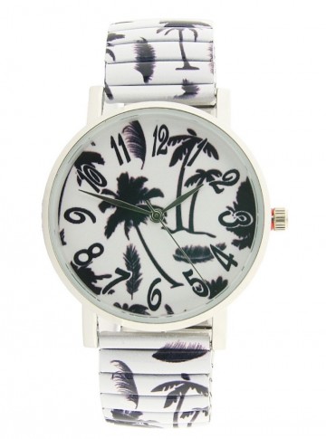 Ernest horloge met palmbomen