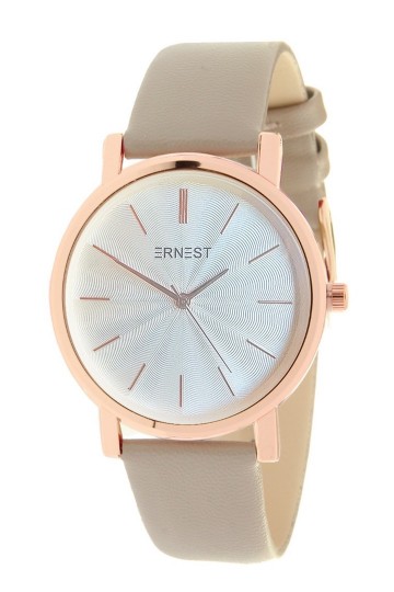 Ernest horloge rose andrea taupe