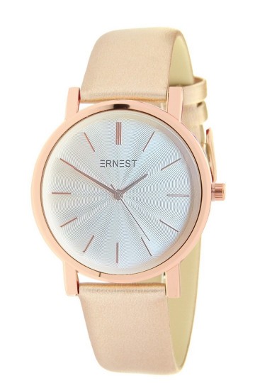 Ernest horloge rose bronskleurig