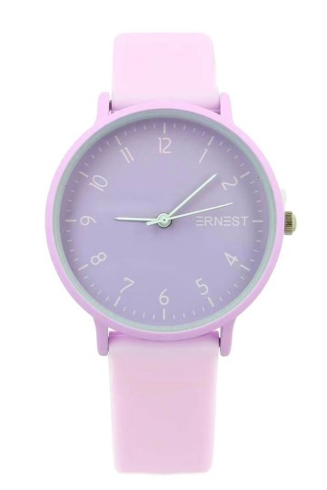 Ernest horloge roze lila