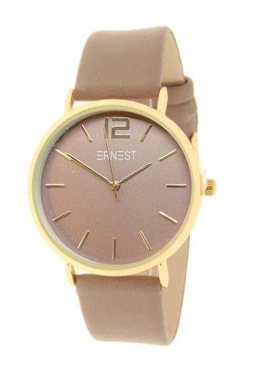 Ernest horloge taupe