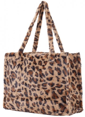 Fake fur shopper   leopard