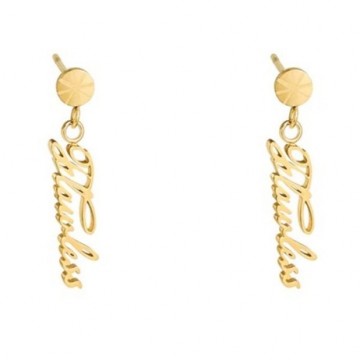 Flawless oorbellen stainless steel 0