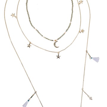 Galaxy ketting met kraaltjes