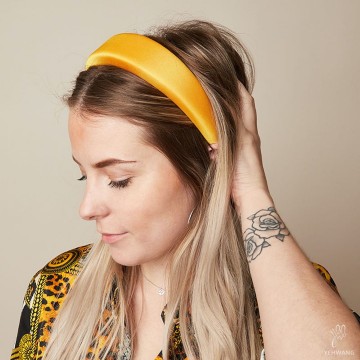 Gele haarband
