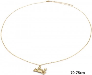 Goudkleurige stainless steel ketting