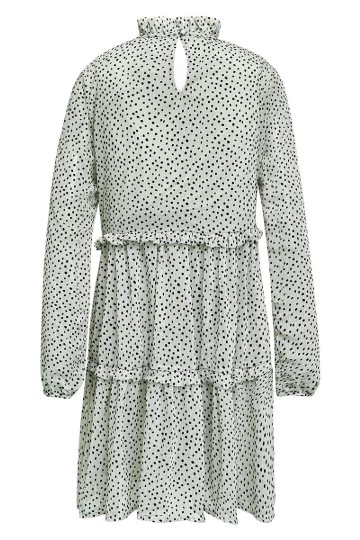 Groen jurkje met ruffles