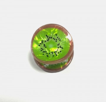 Haarclip kiwi