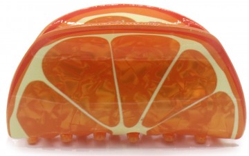 Haarclip oranje   sinaasappel