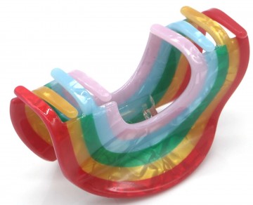 Haarclip rainbow