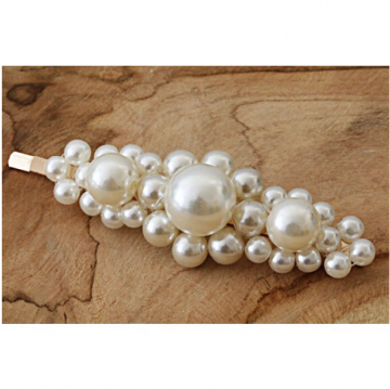 Haarschuifje   imitatieparels