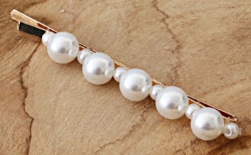 Haarschuifje met imitatieparels 0