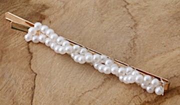 Haarschuifje met imitatieparels