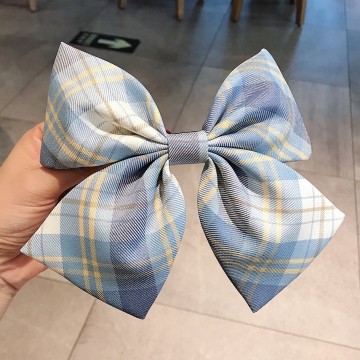 Haarstrik blauw geel groen