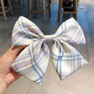 Haarstrik geel paars