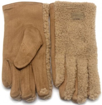 Handschoenen   bruin   teddy