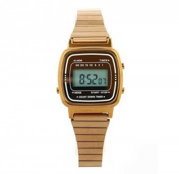 Horloge   old skool mini brons
