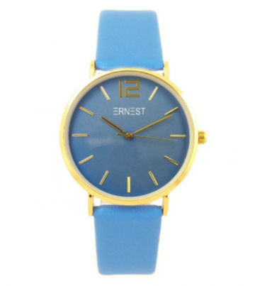 Horloge azuurblauw