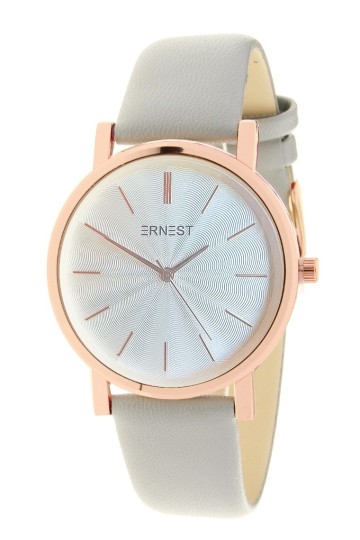 Horloge ernest lichtgrijs rose