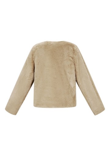 Jasje nep bont achterkant