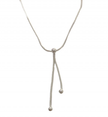 Ketting   zilverkleurig   348 centimeter verstelbaar