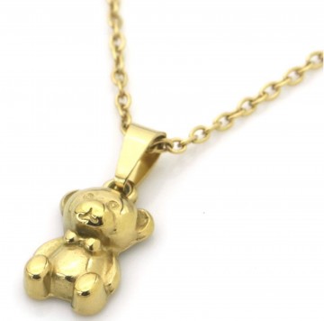 Ketting beertje   verkleurd niet
