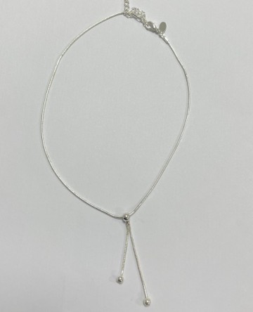 Ketting met ronde hangertjes chique en elegant