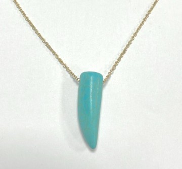 Ketting met turqoise steen