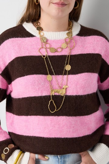 Ketting teckel hanger