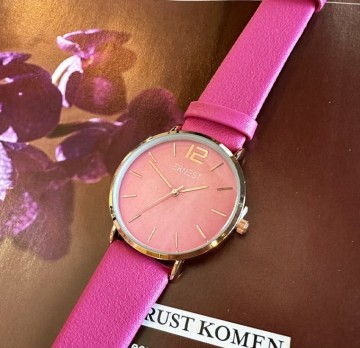 Knalroze ernest horloge