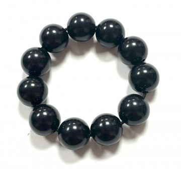 Kralen armband   zwart