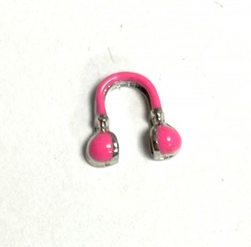 Memory locket charm   koptelefoon